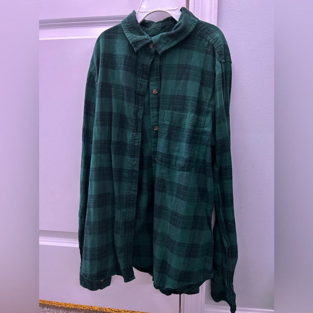 green flannel